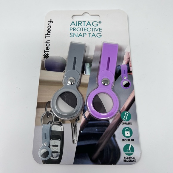 AirTag Protective Snap Tag For Luggage | Pack of 2 - Picture 1 of 3